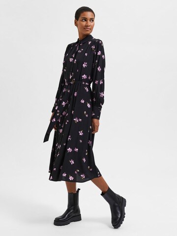 SELECTED FEMME Shirt Dress in Black