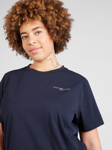 T-shirt Tommy Hilfiger Curve en bleu