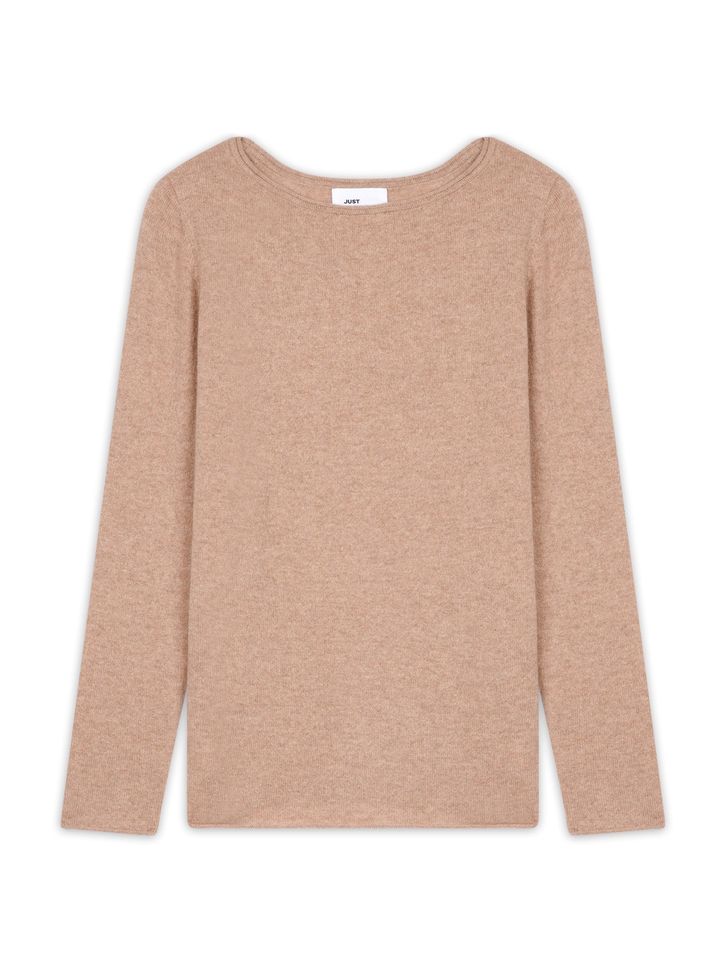 JUST CASHMERE Свитер 'Grace' в Бежевый: спереди