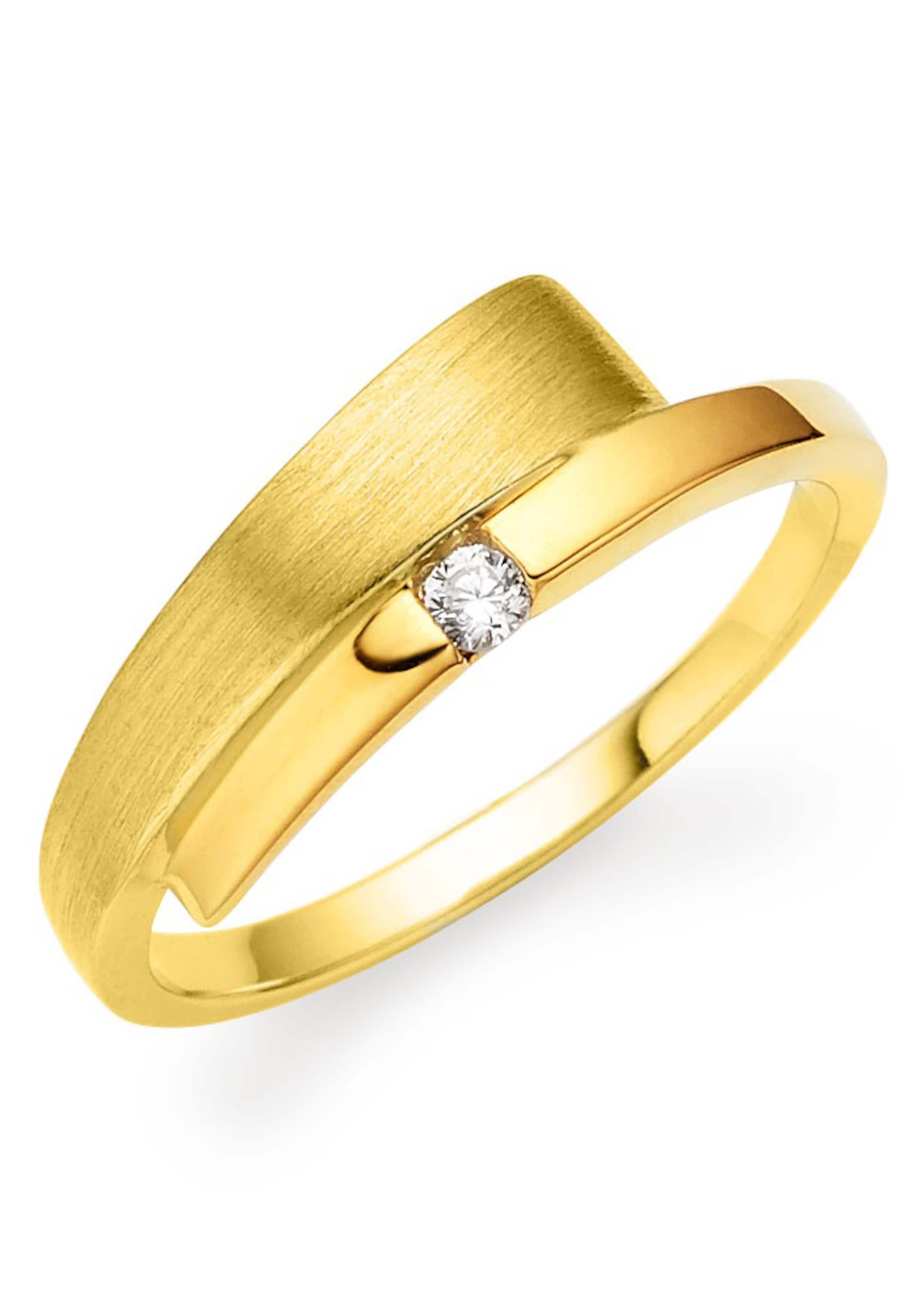 Bruno Banani Ring in Gold: Vorderseite