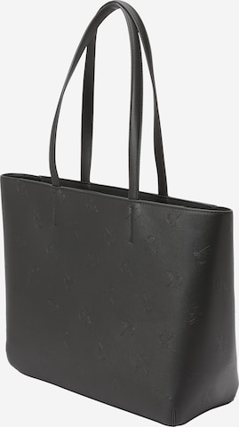 Calvin Klein Jeans Nákupní taška 'SLEEK' – černá: přední strana