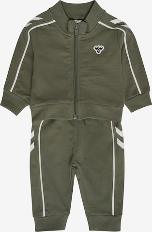 Hummel Jogginganzug in Grün: Vorderseite