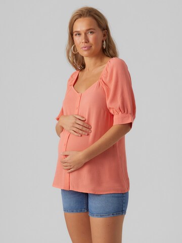 Camicia da donna 'Menny' di Vero Moda Maternity in rosa: frontale