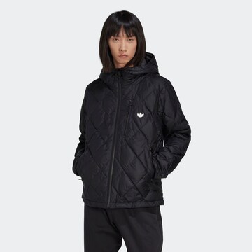 ADIDAS ORIGINALS Winter jacket 'Down Quilted ' in Black: front