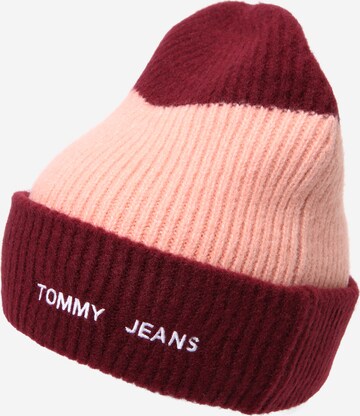 Tommy Jeans Muts 'ACADEMIA' in Rood: voorkant