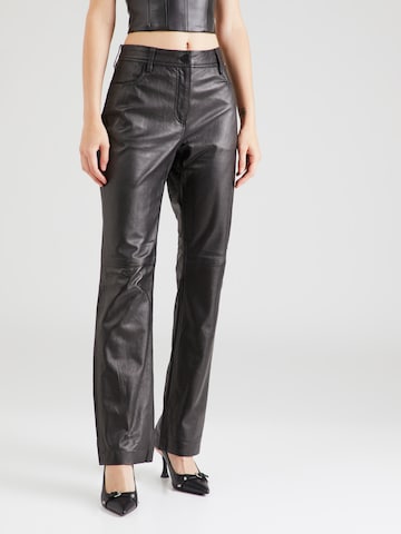 b.young Regular Pants 'DARAN' in Black: front