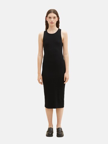 TOM TAILOR DENIM Dress in Black: front