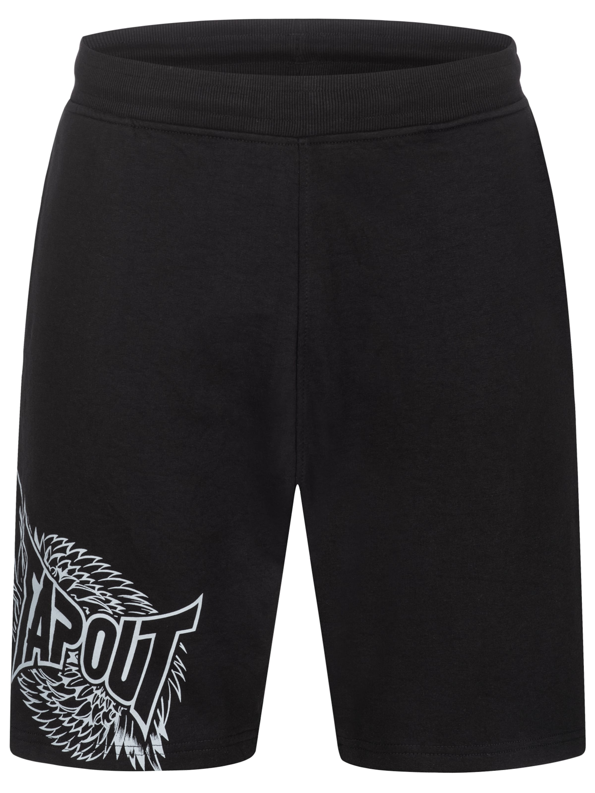 TapoutLoosefit Hlače 'Spirit' - crna boja: prednji dio