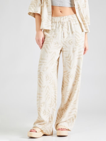 OBJECT Wide Leg Hose 'EMIRA' in Beige: predná strana