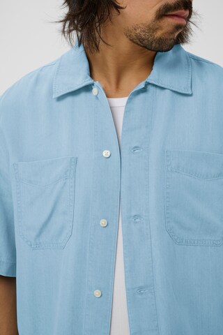 Matinique Regular Fit Skjorte 'Pelton' i blå