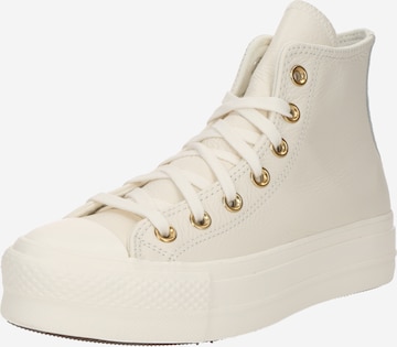 smėlio CONVERSE Sportbačiai su auliuku 'CHUCK TAYLOR ALL STAR LIFT': priekis