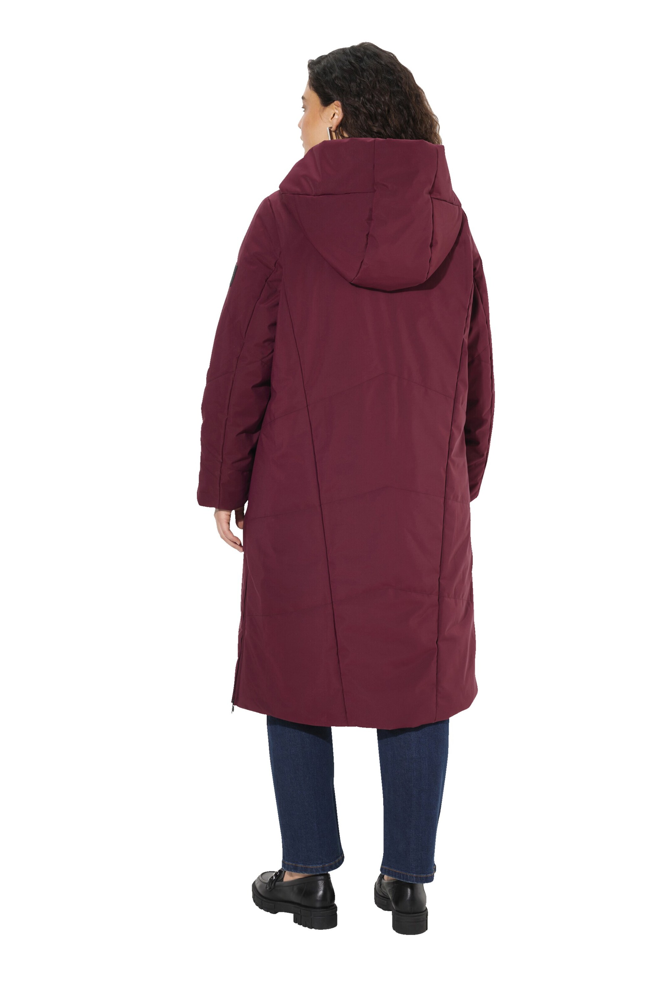 Ulla Popken Wintermantel in Lila