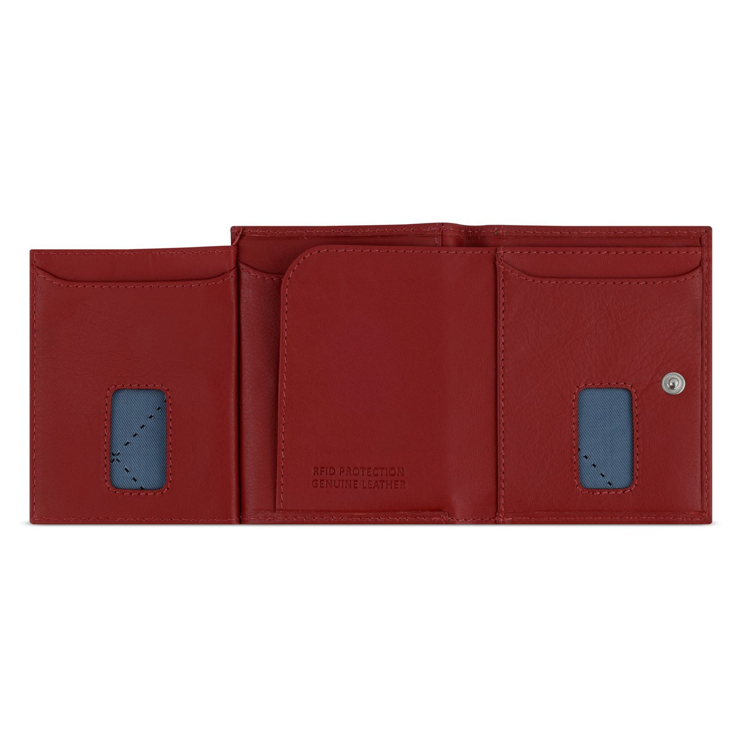 bugatti Wallet 'Secure Slim' in Red