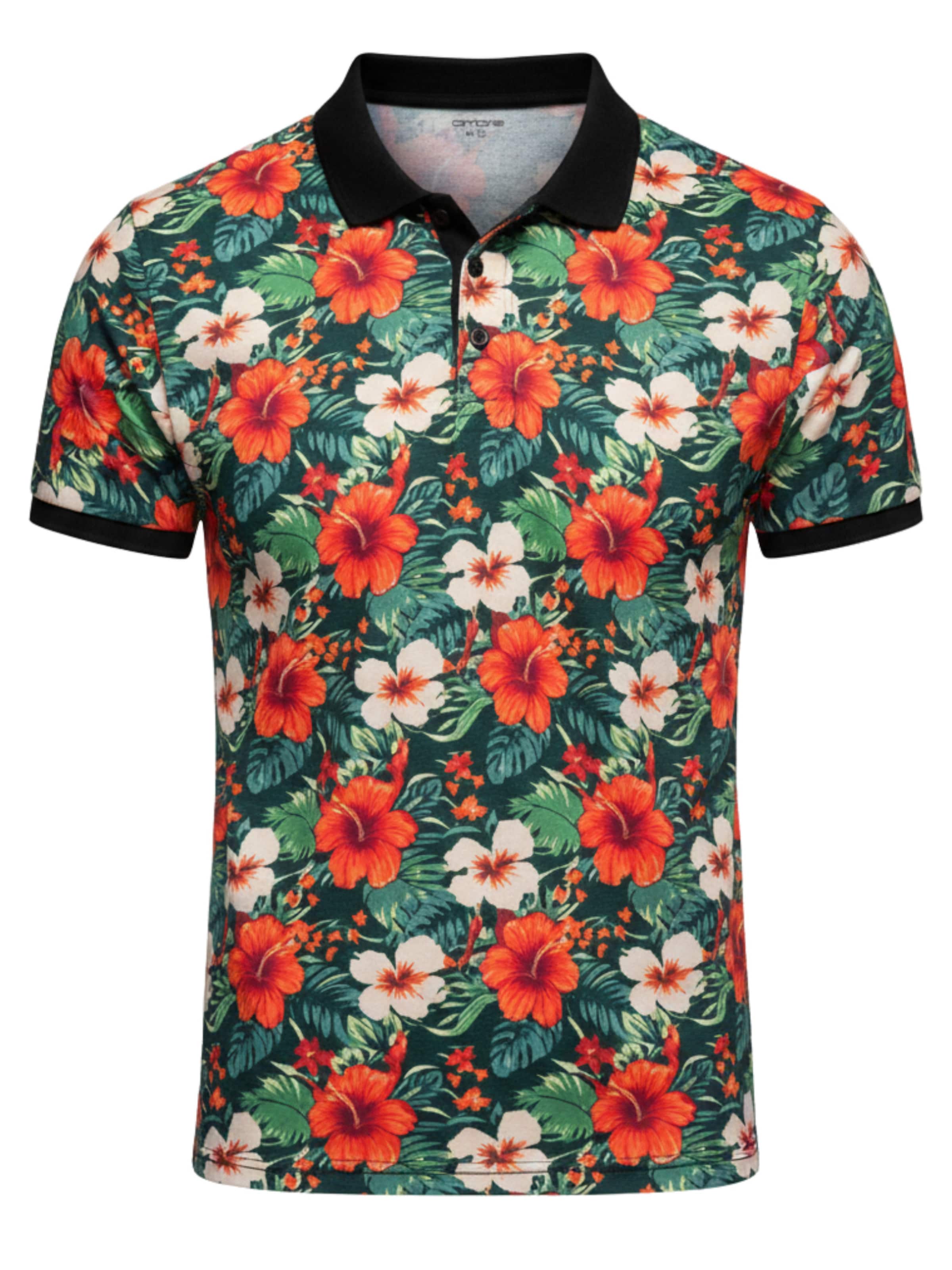 Ombre Shirt in Black: front