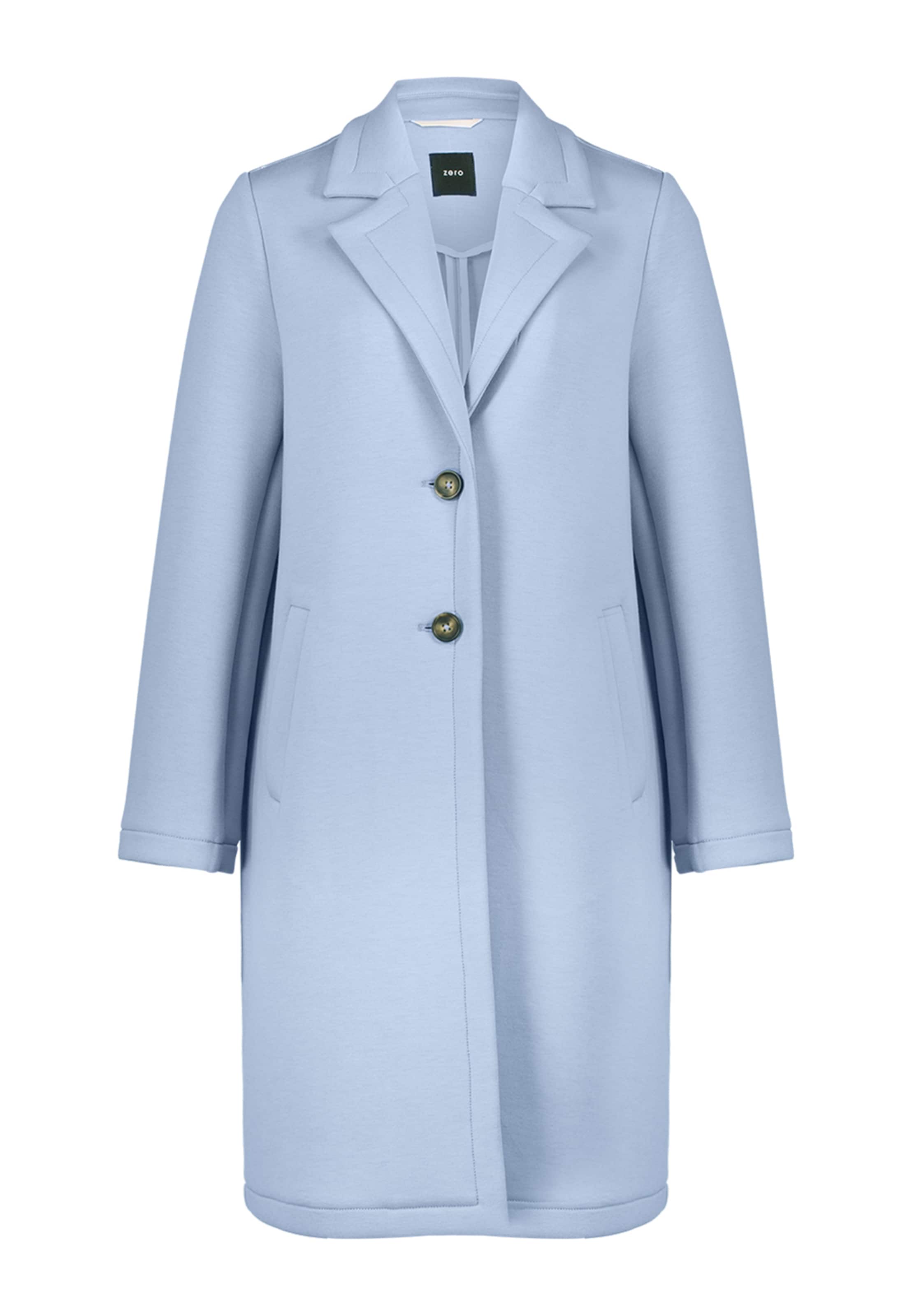 Manteau mi-saison zero en bleu : devant