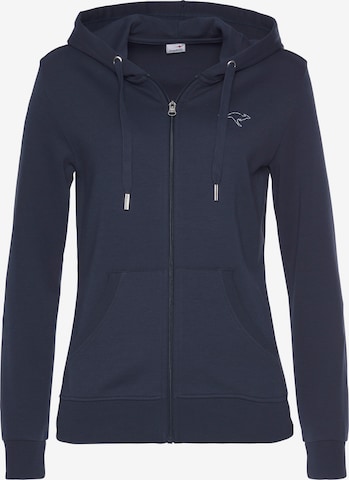 KangaROOS Sweat jacket in Blue: front