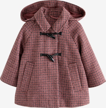 Next Pitkä takki värissä vaaleanpunainen: etupuoli