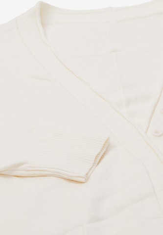 BLONDA Knit cardigan in White