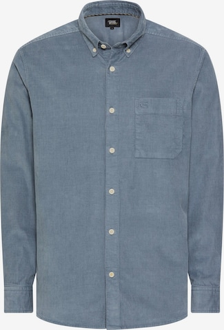 CAMEL ACTIVE Button Up Shirt in Blue: front