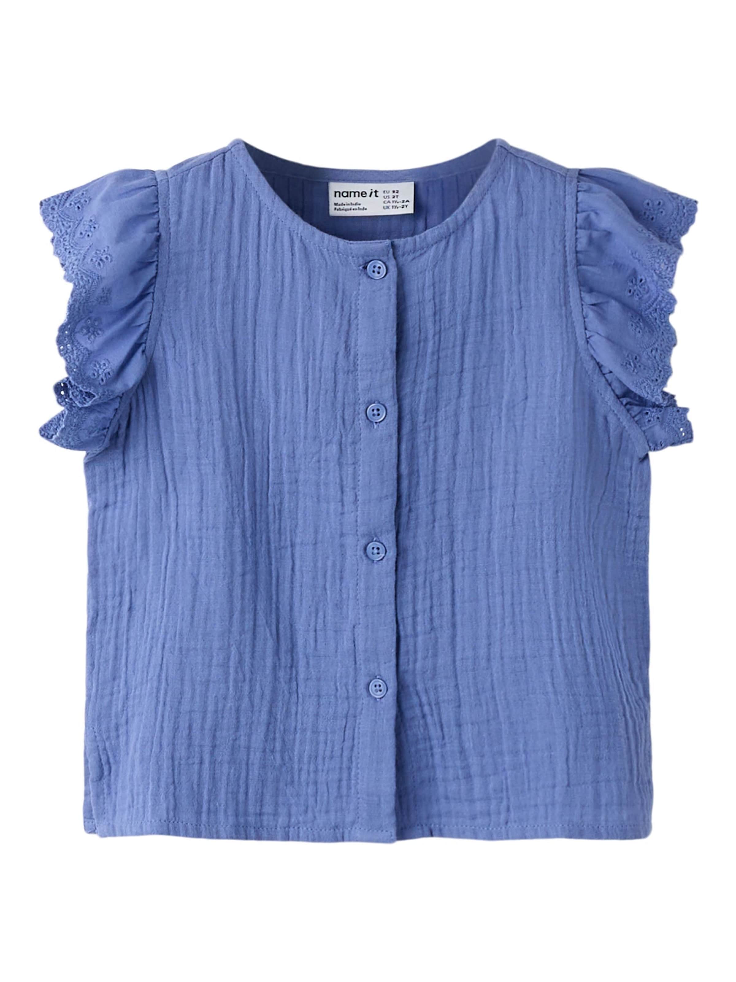 NAME IT Blouse in Blue: front