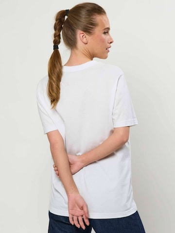 KAPPA Regular Fit Skjorte ' KMLogo Cafers ' i hvid