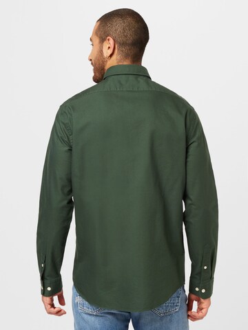 žalia SELECTED HOMME Standartinis modelis Marškiniai 'RICK'
