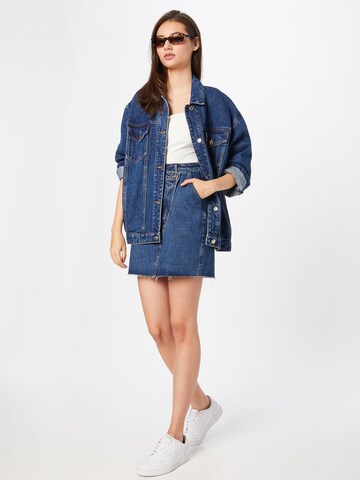 Missguided - Falda en azul