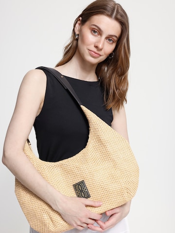 ICHI Shoulder Bag 'IAFIEL' in Beige
