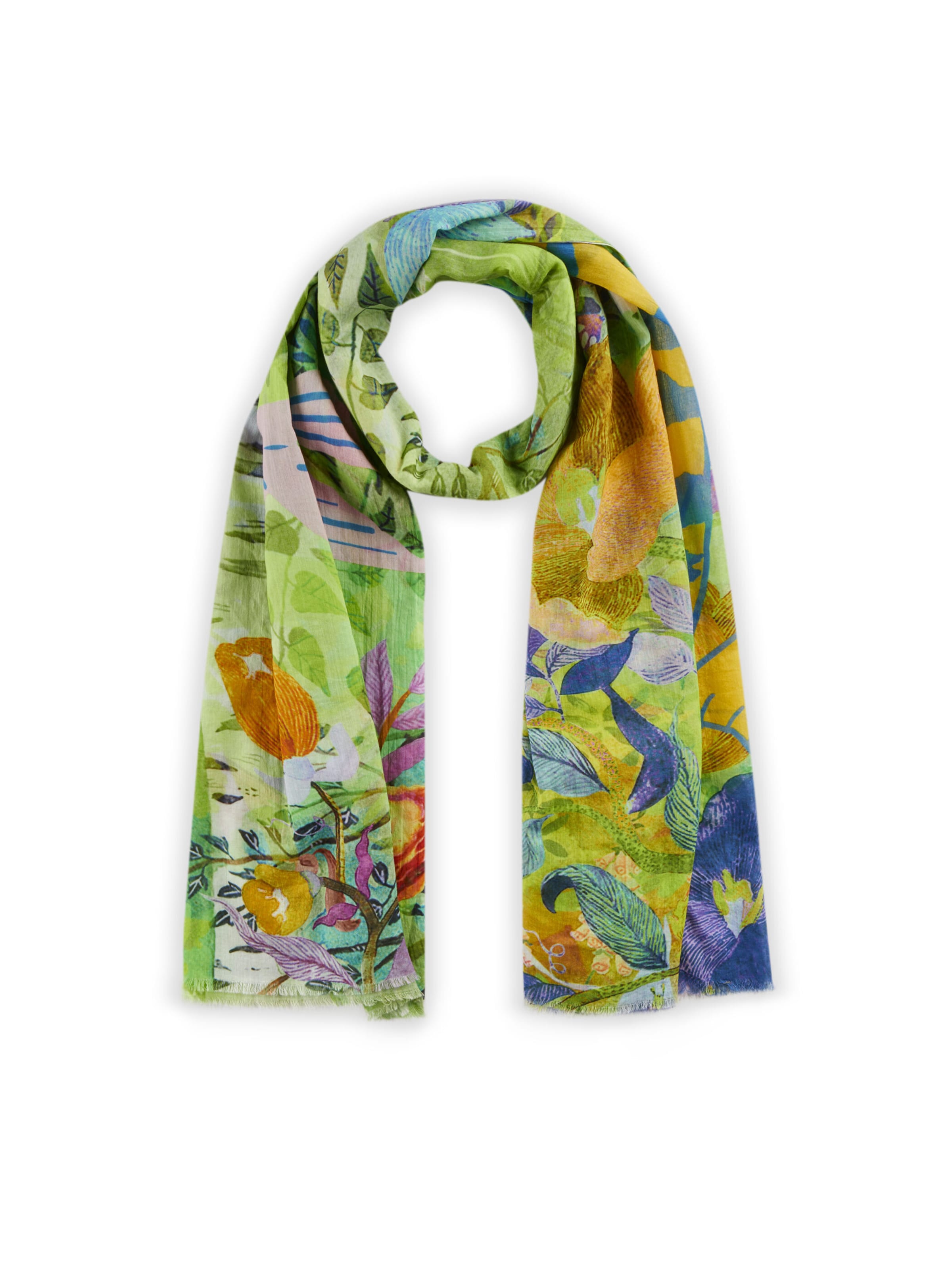 CODELLO Sjaal in Geel: voorkant