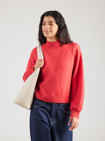 VERO MODA Sweater 'VMLEAF' in Red: front