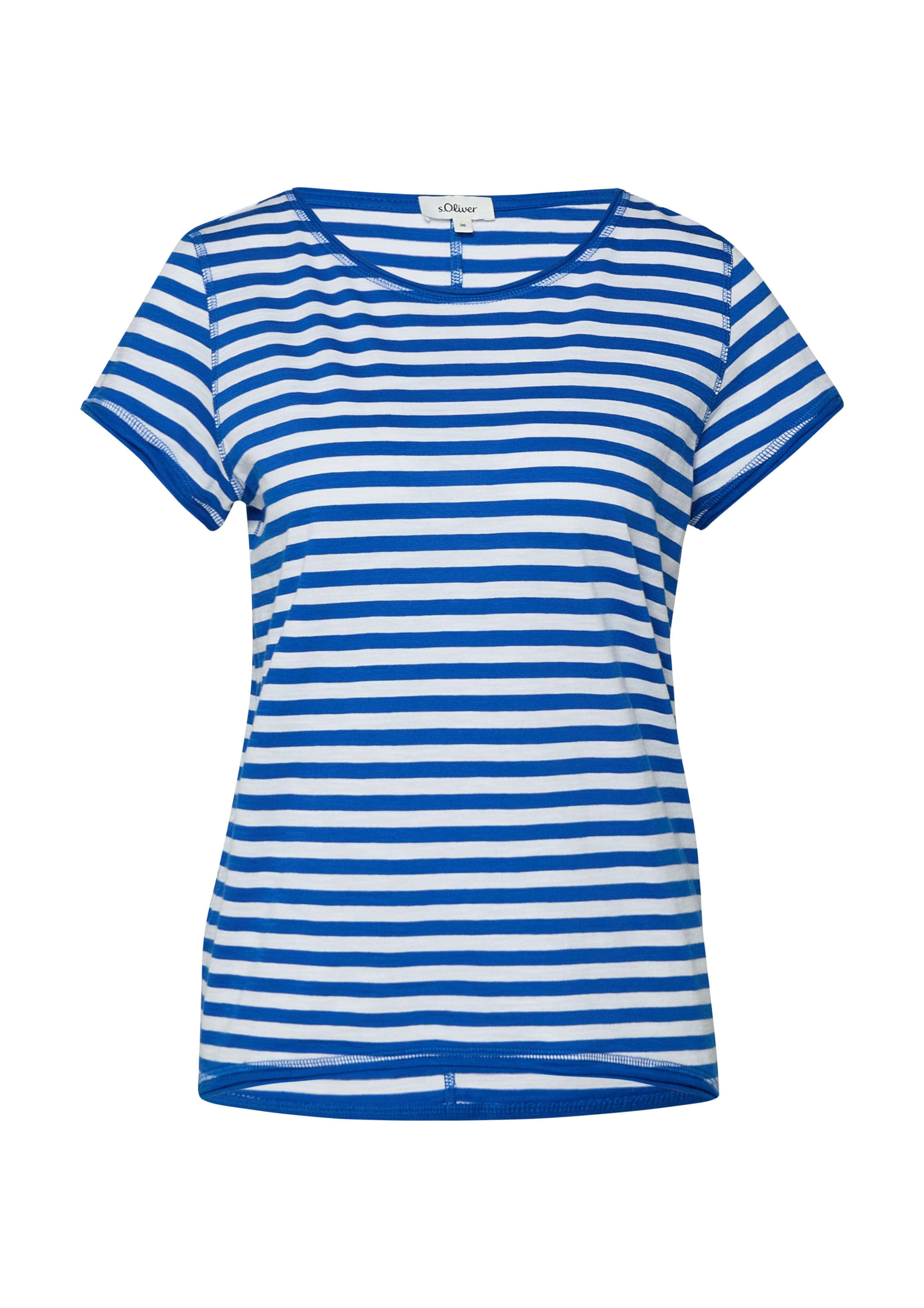 T-shirt s.Oliver en blanc : devant