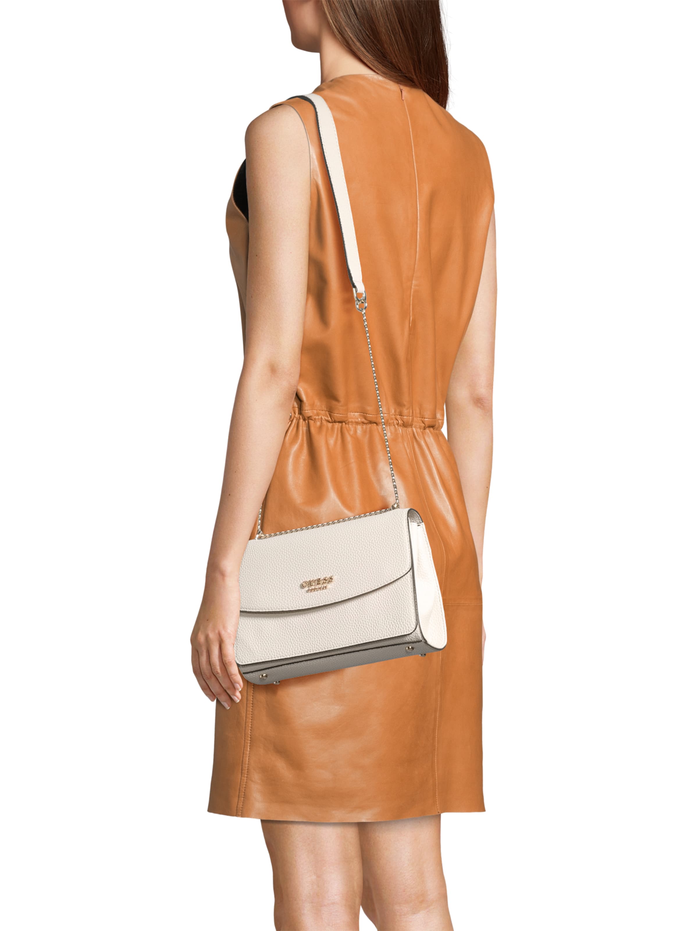 GUESS Crossbody Bag 'Calista' in White: front