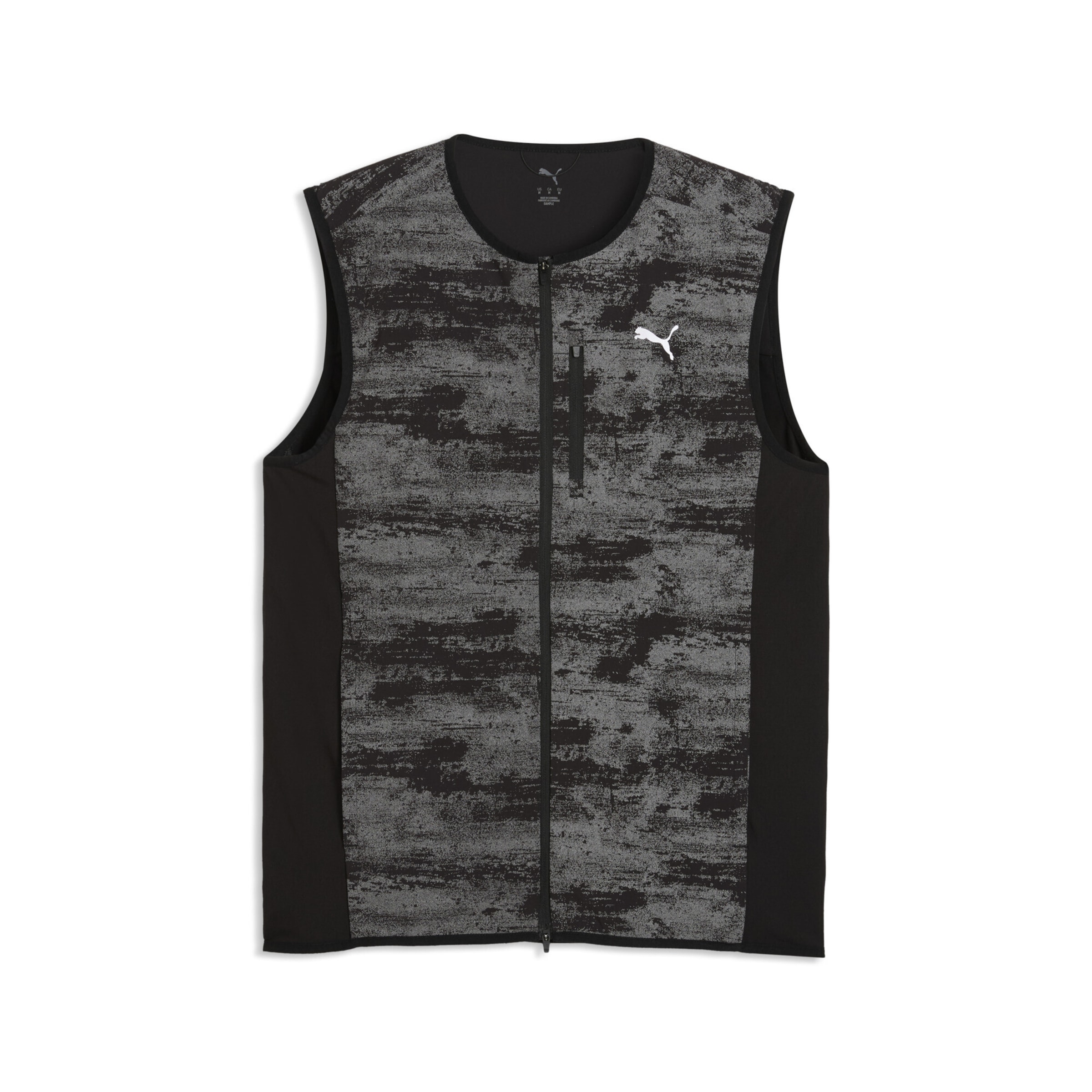PUMA Sportbodywarmer 'Brightstride PrimaLoft®' in Zwart: voorkant