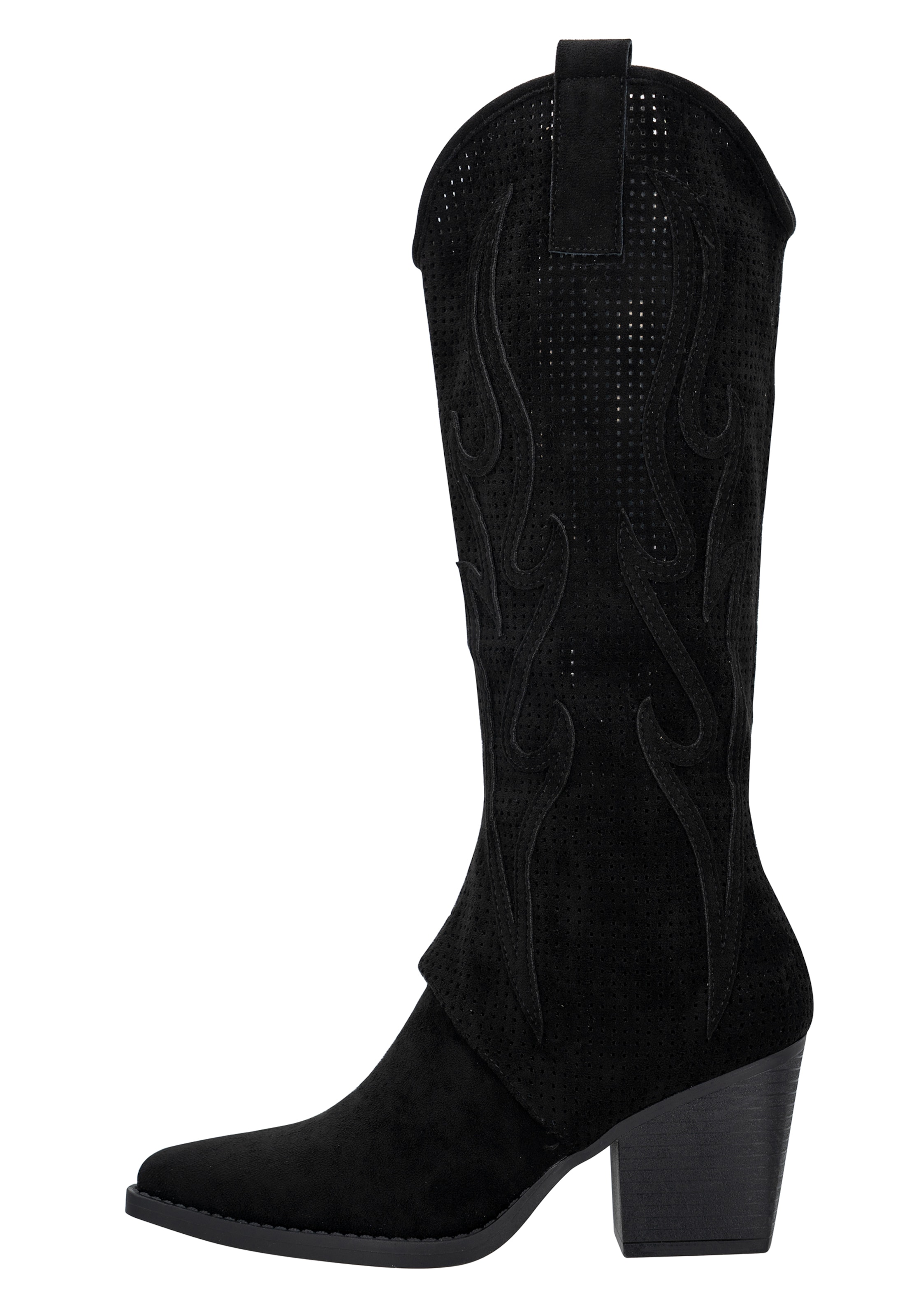 Salinyang Cowboy boot in Black