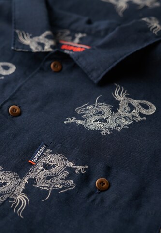 Coupe regular Chemise Superdry en bleu