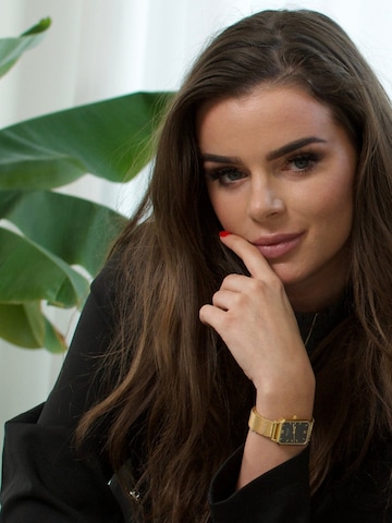 Montre à affichage analogique 'Régler Élégance Mesh Gold - Black' Régler en or