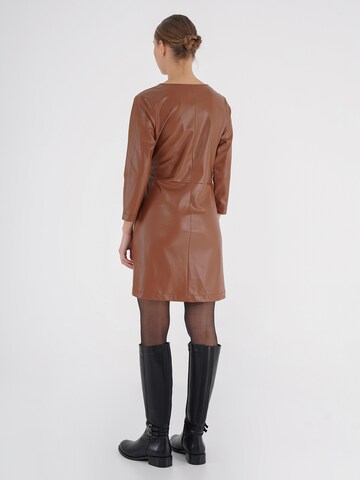 FRESHLIONS Dress 'Zelina' in Brown