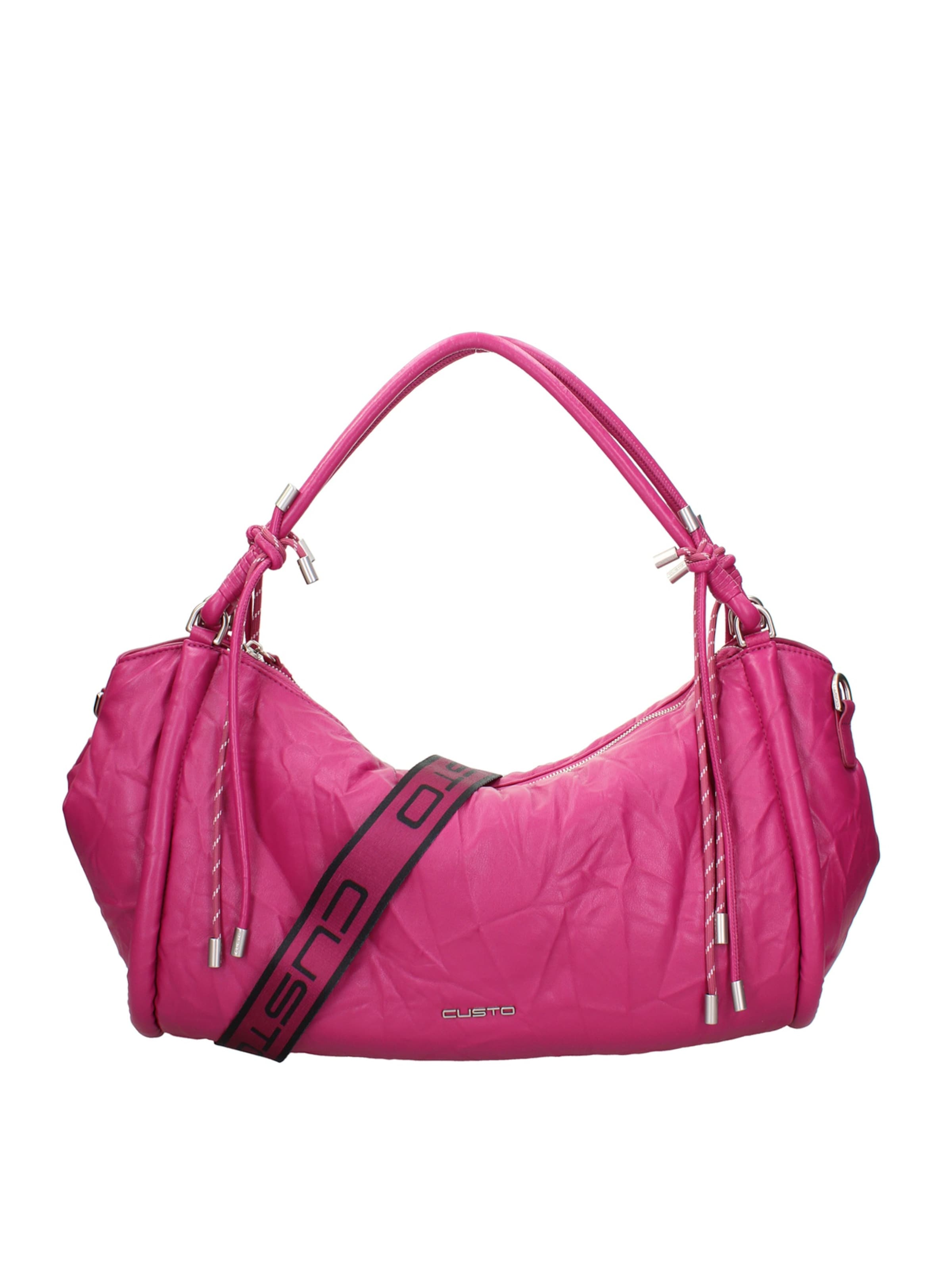 Borsa a spalla di Custo Barcelona in lilla: frontale