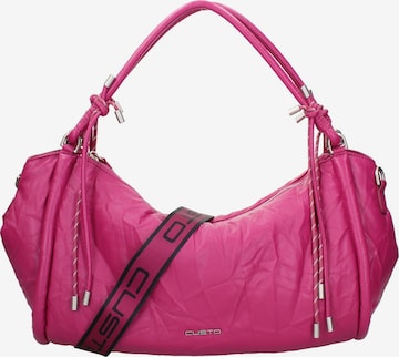 Borsa a spalla di Custo Barcelona in lilla: frontale