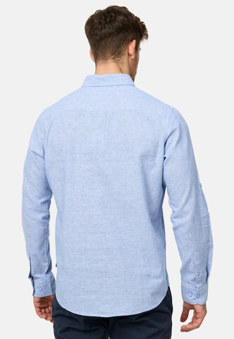 INDICODE JEANS Regular fit Button Up Shirt ' Theon ' in Blue