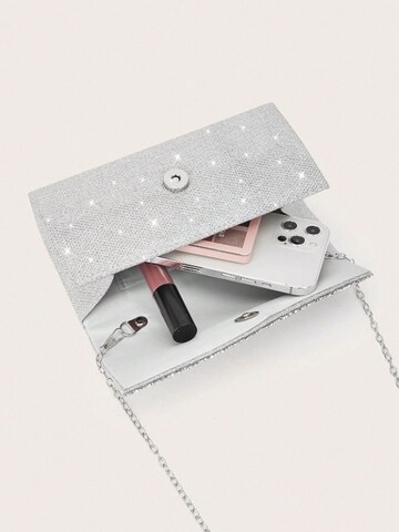 Tomshop24-7 Clutch 'Sindy' in Silver