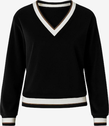 Sweat-shirt '9001' Vivisence en noir : devant