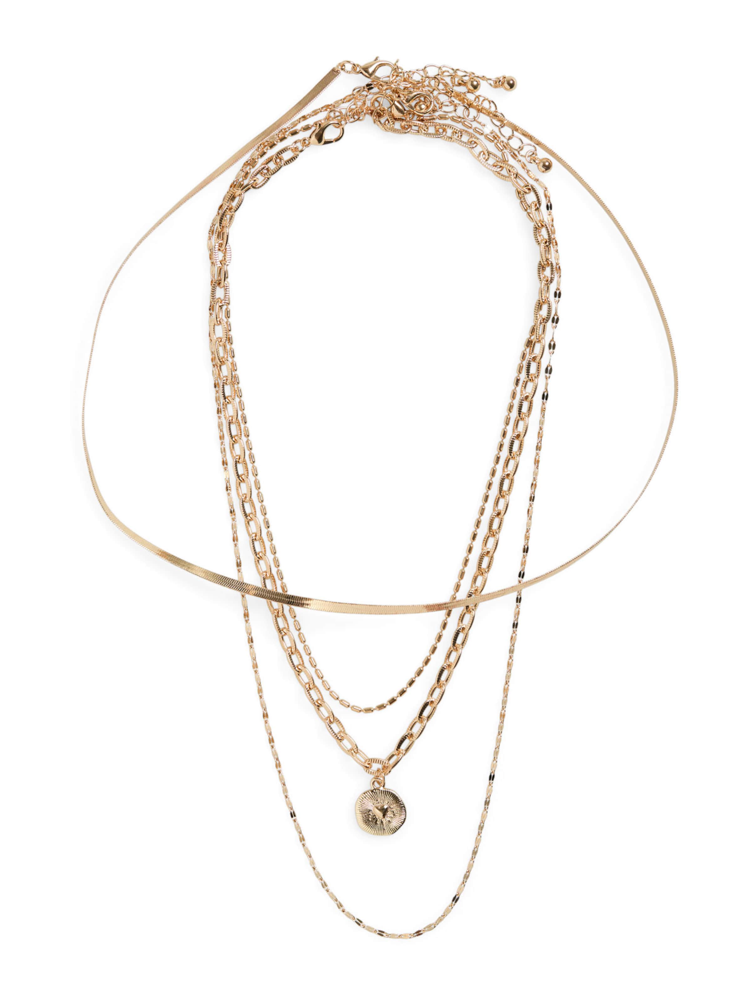 PIECES Verižica 'PCBARINA' | zlata barva: sprednja stran