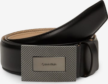 Ceinture Calvin Klein en noir : devant