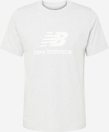 Tricou de la new balance pe gri: față