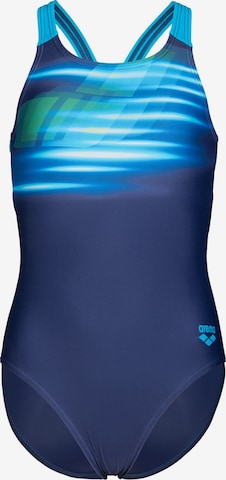 ARENA Ujumistrikoo 'FADING', värv sinine: eest vaates