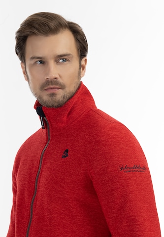 Schmuddelwedda Fleece jacket in Red