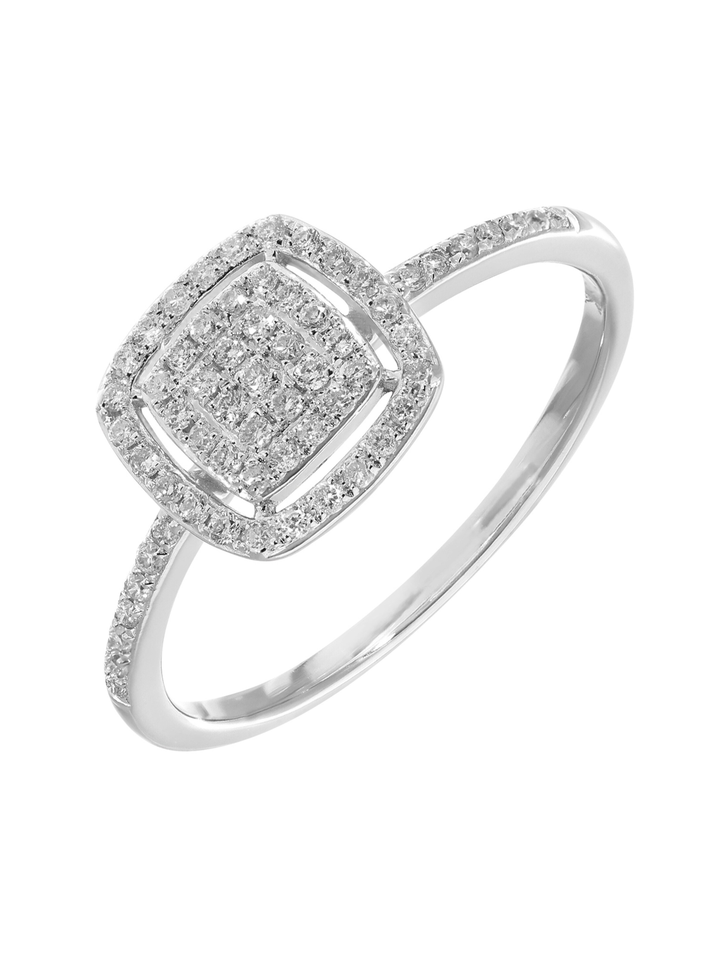 DIAMANT LETERNEL Ring in Silver: front