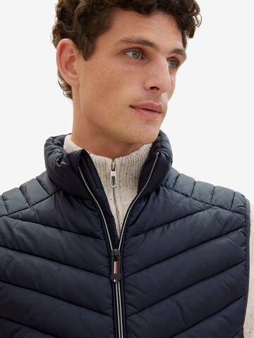 Gilet TOM TAILOR en bleu