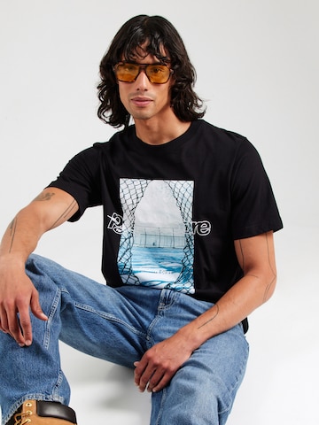 JACK & JONES Μπλουζάκι 'JCOUNION' σε μαύρο: μπροστά